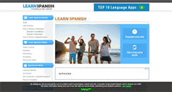 Desktop Screenshot of learnspanishguide.com
